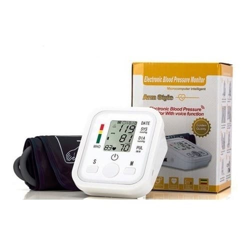Aparelho De Medir Pressão Arterial Digital Braço Original - Pilhas inclusas