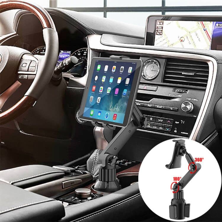 Suporte De Mesa Para Copos Ajustável De 360 Smartphone Carro 270 Barra De Inclinação Base Triangular SUVs