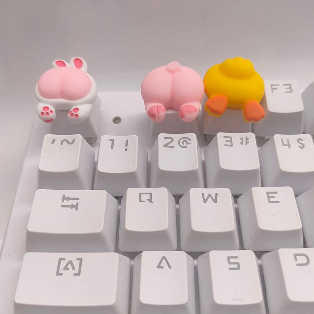 Gato Pata Bunda Chave Boné Animal Keycaps Para Teclado De Jogos Mecânico Personalizado ESC Keycap Criativo Presente Da M