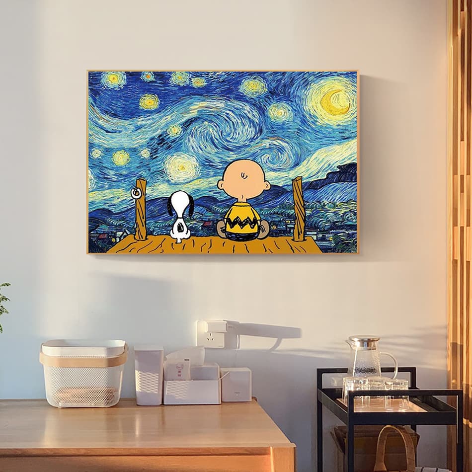 RUOPOTY Pintura Com Diamante Quadrado/Redondo Completo Cenário Estrelado 5d Diy Diamanteiro Kits De Arte Bordados À Mão Mosaico Presente