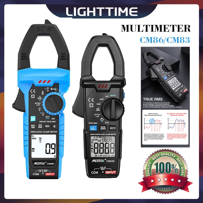 Pinça Amperimétrica digital Profissional CM83/CM86 6000/10000 Multímetro De Contagem NCV AC/DC Freqüência Do capacitor De Resistência De Corrente De Tensão Voltímetro Verdadeiro RMS