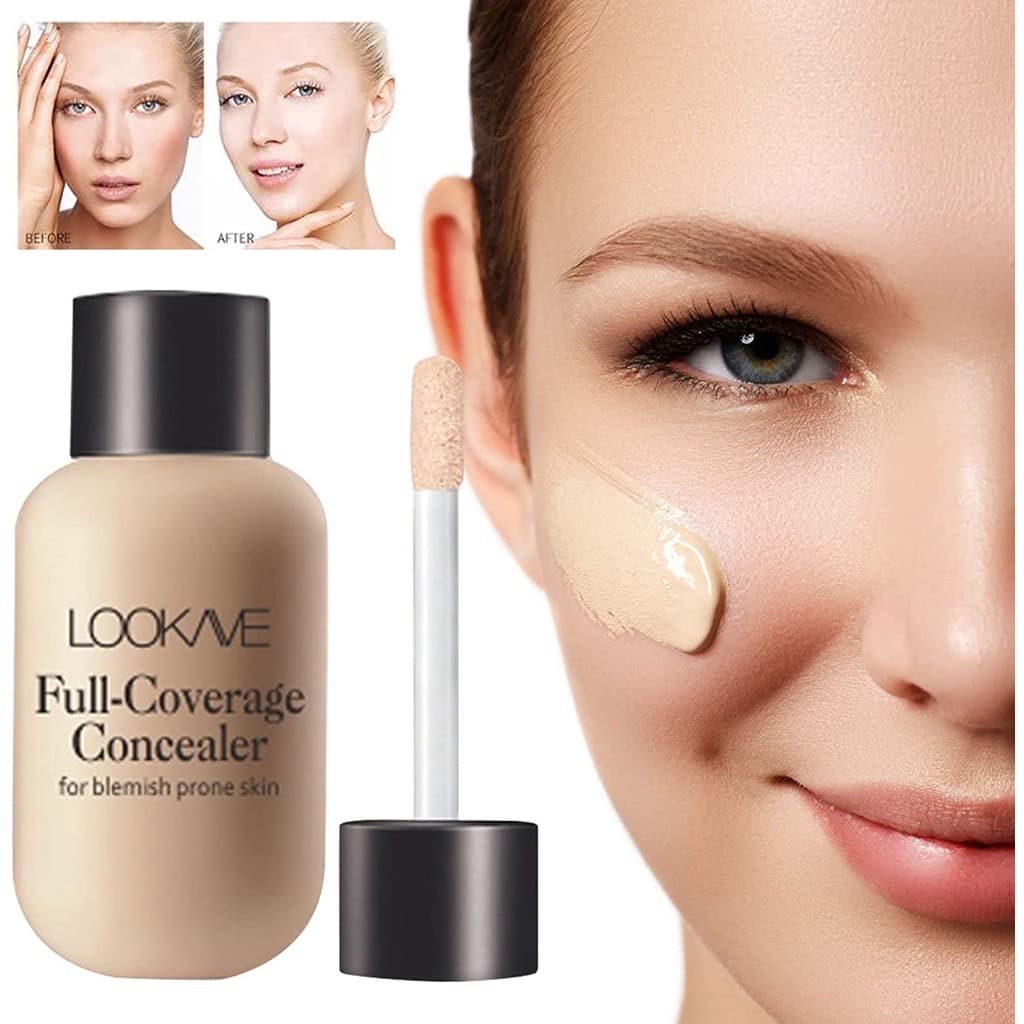 Base Líquida Corretivo Cobertura Completa /Creme Corretor De Longa Duração/Brighten Skin Base/Líquida Profissional/Cosméticos De Maquiagem Facial