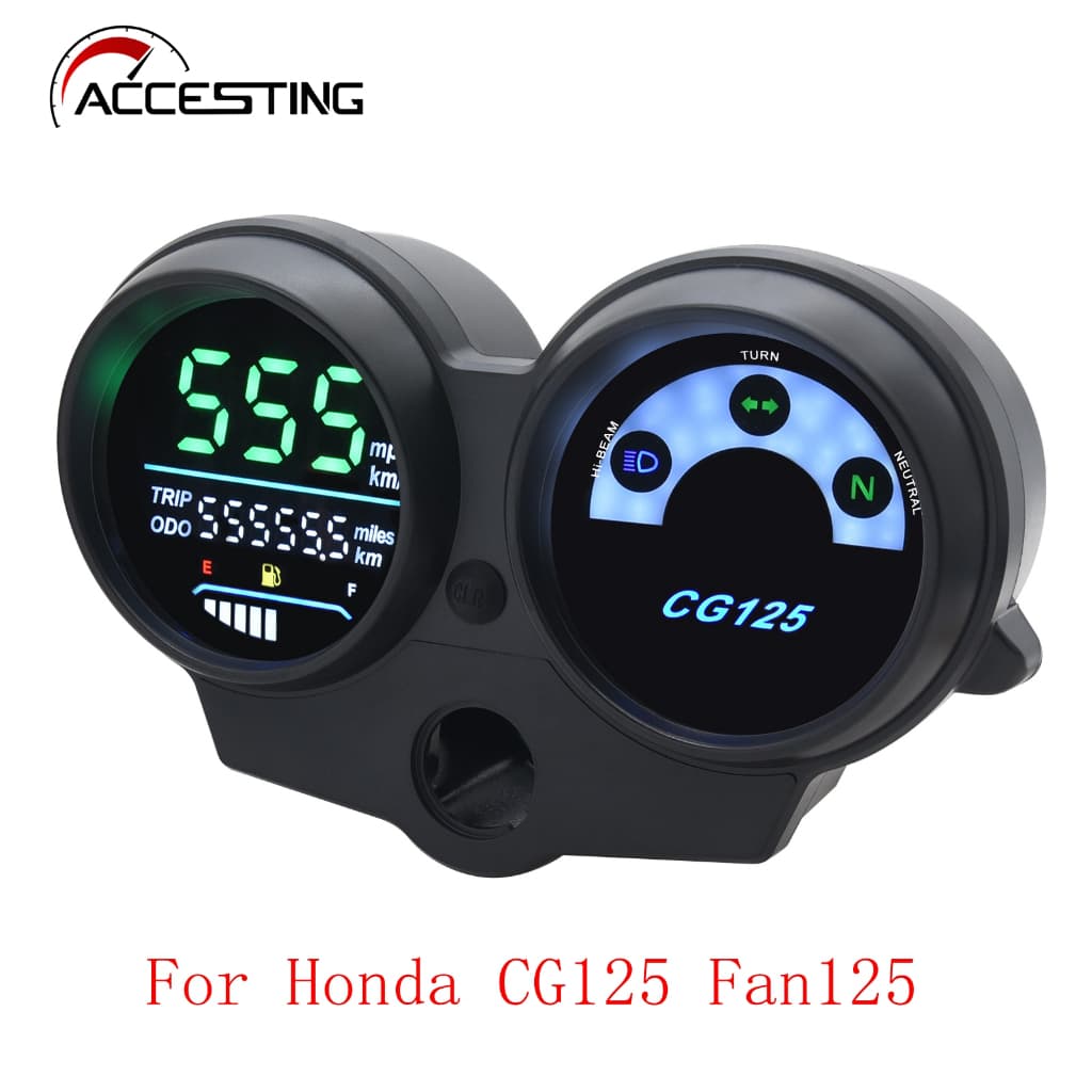 Painel Digital LED De Velocímetro De Motocicleta Fan125 Titan 125 2013 Dashboad Brasil Honda CG125 2000 A 2008