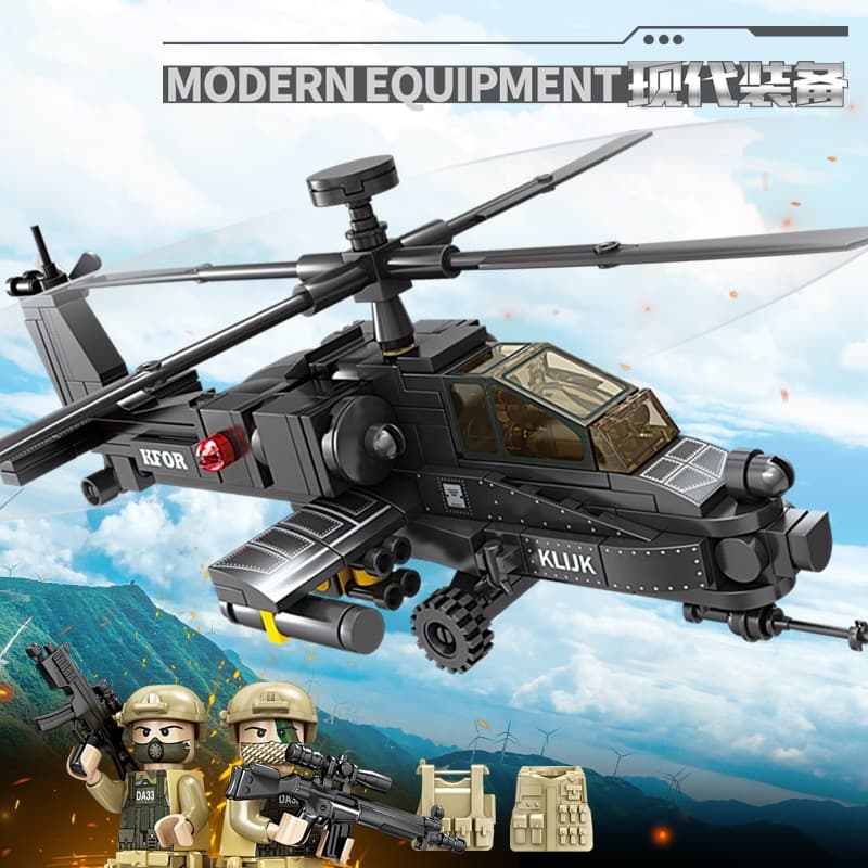 200-300Peças Bloco de Montar brinquedo de helicóptero de avião Craft Brinquedo educativos presente Compatível com lego