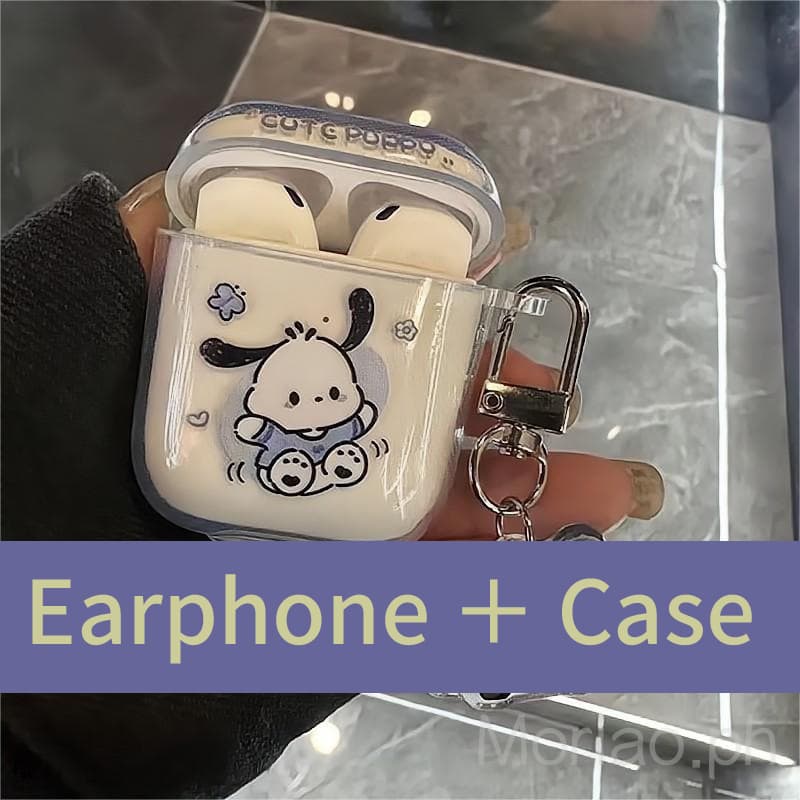 (Earphone + case) TWS I12 Mini HiFi in-ear touch Fones De Ouvido Bluetooth Sem Fio Compatíveis Com Todos Os Sistemas , Vem Caixa Protetora Para Desenhos Animados
