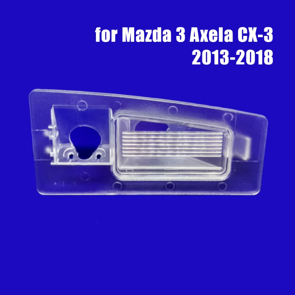 Para Mazda 3 Axela CX-3 2013-2018 Suporte Da Câmera De Visão Traseira Do Carro Montagem Placa Licença Luz Habitação