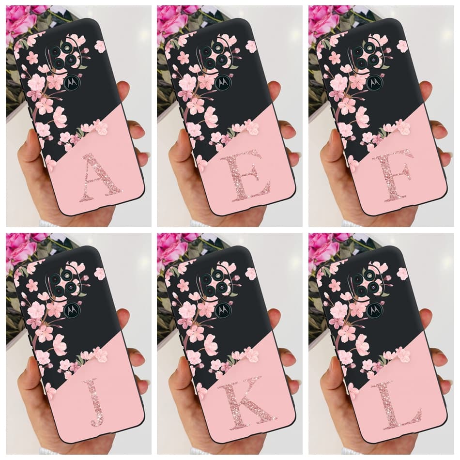 Motorola Moto G9/G9 Play Power Beautiful Flower Carta Inicial Do Telefone MotoG9 G9Play G9Power Estojo De Silicone Macio TPU