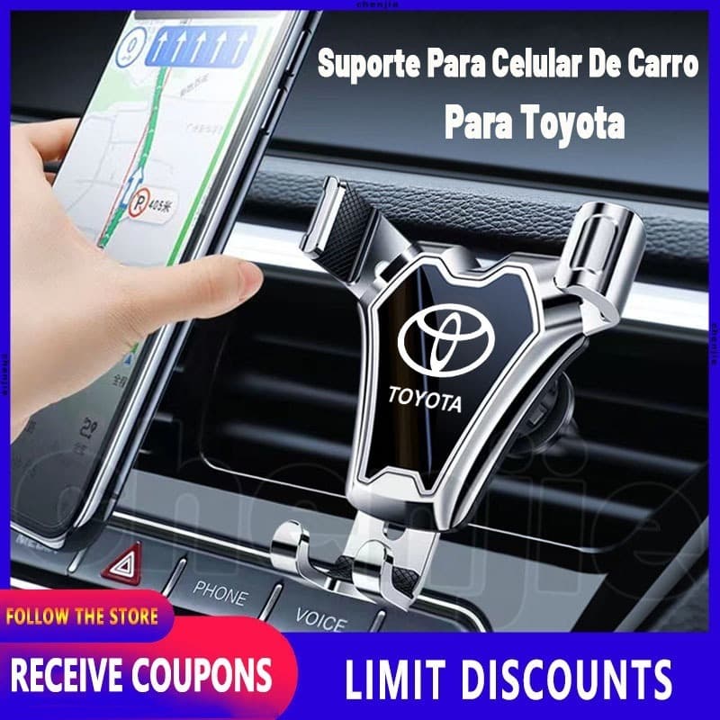 [Promo] Para Toyota Multifuncional Suporte Para Celular De Carro Moda Suporte Porta Telefone acessórios de carro