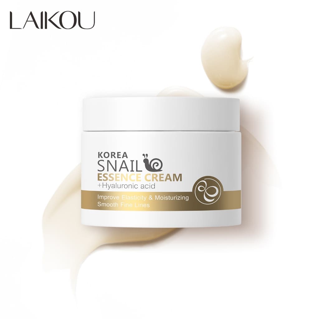 LAIKOU Creme Hidratante Nutritivo com Extrato de Lesma e Ácido Hialurônico para Rugas / Anti-idade / Flacidez 25g