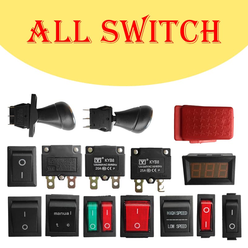Interruptor para carrinho elétrico, peças de reposição para carrinho elétrico de bebê Carros Elétricos Para Crianças Interruptor De Carro Elétrico De Brinquedo Motocicleta Controle Remoto Acessórios