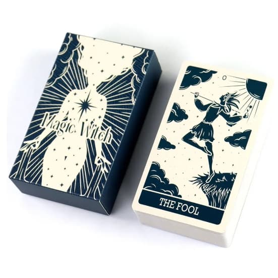 Cartas De Tarô De Feiticeira Mágica De Alta Qualidade Jogos De Entretenimento De Lazer Família Reuniões De 78 Deck De