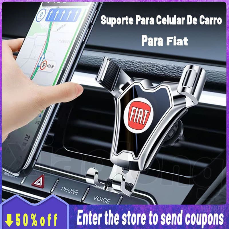 [Promoção] Para Fiat Multifuncional ABS Suporte Celular Carro Da Moda Acessórios Palio Panda Punto Siena Uno 500 Strada 