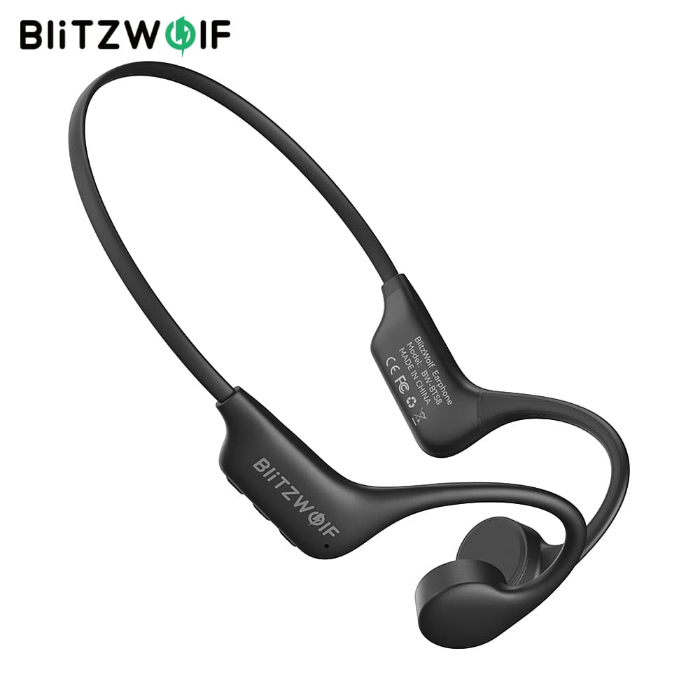BlitzWolf ® BW-BTS8 Fones De Ouvido bluetooth Bone Conduction Fone Embutido Com Memória IPX8 De 32GB De Baixa Latência