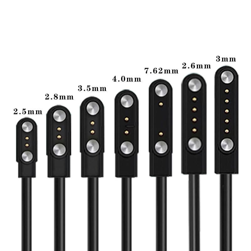 50cm 3u Magnético Smart Watch Dock Charger Adapter À Prova D'água Cabo De Carregamento USB Para Relógio Infantil 2PIN