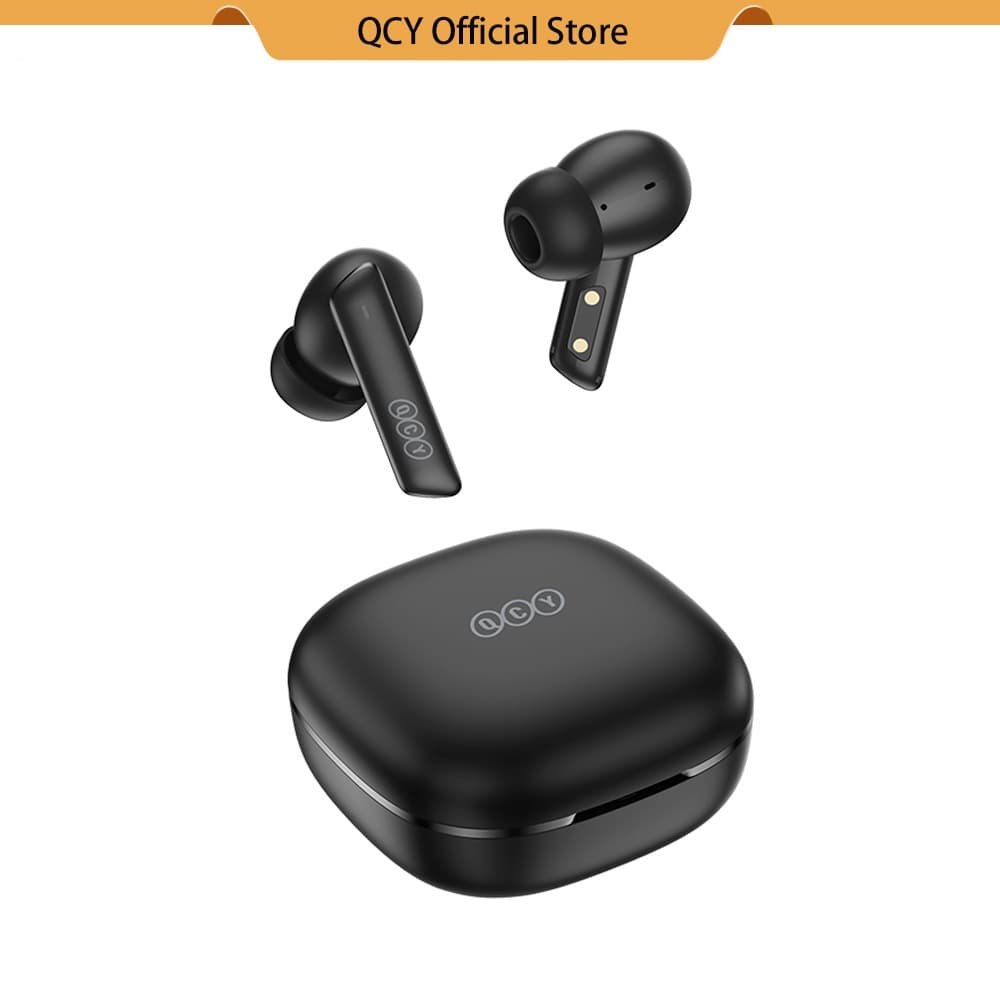 QCY HT05 MeloBuds Fones De Ouvido Sem Fio Bluetooth 40dB Híbrido ANC 6 Mic ENC