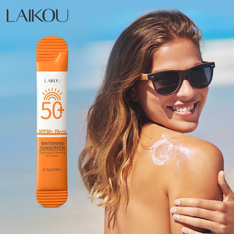 LAIKOU Protetor Solar À Prova D'água SPF50 PA + Creme Facial Anti-Envelhecimento 8g