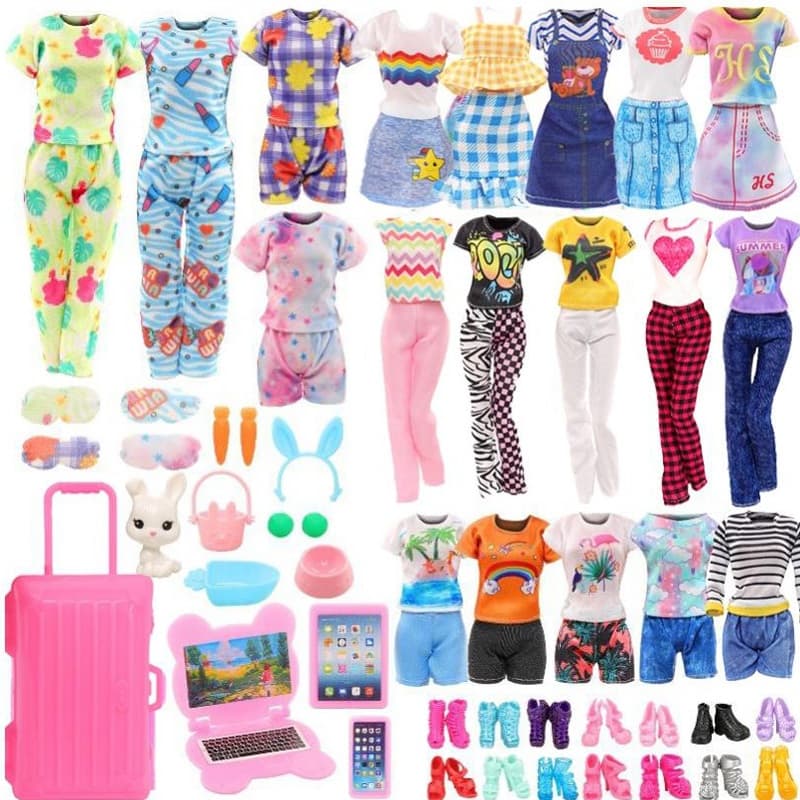 30 Peças De Moda Para Roupas E Acessórios De Boneca De Menina De 11.5 Polegadas