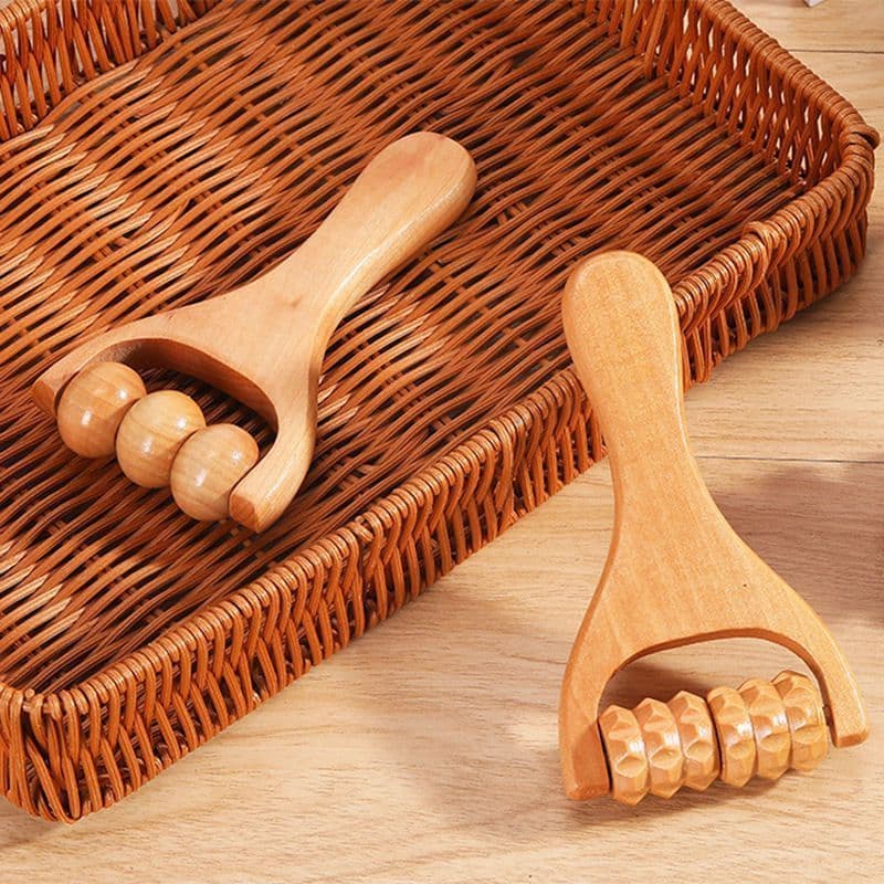 1 Peça Massageadores De Terapia Rolo De Massagem Cabeça Pescoço Ferramenta De Alívio De Dor Muscular Reflexologia Corpo Guasha Massageador De Mão Universal Mini Pés