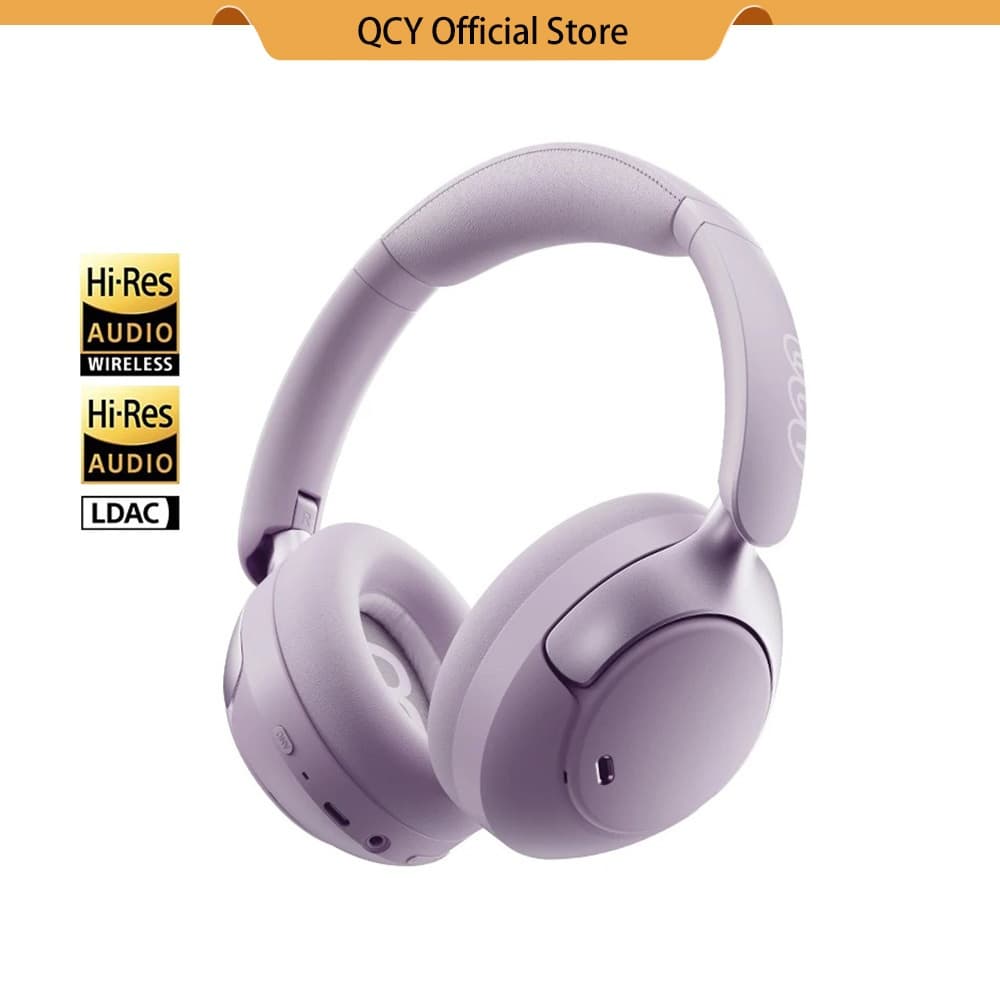 QCY H3Pro ANC Bluetooth 5.4 Fone de ouvido sem fio áudio LDAC de alta resolução