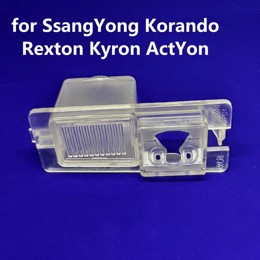 Suporte De Montagem Para Câmera De Visão Traseira Do Carro , Caixa De Luz Da Placa De Licença SsangYong Korando Rexton K