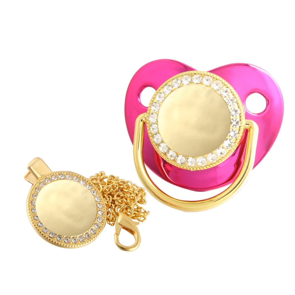 Chupeta Bling Baby Com Corrente Para Atacado