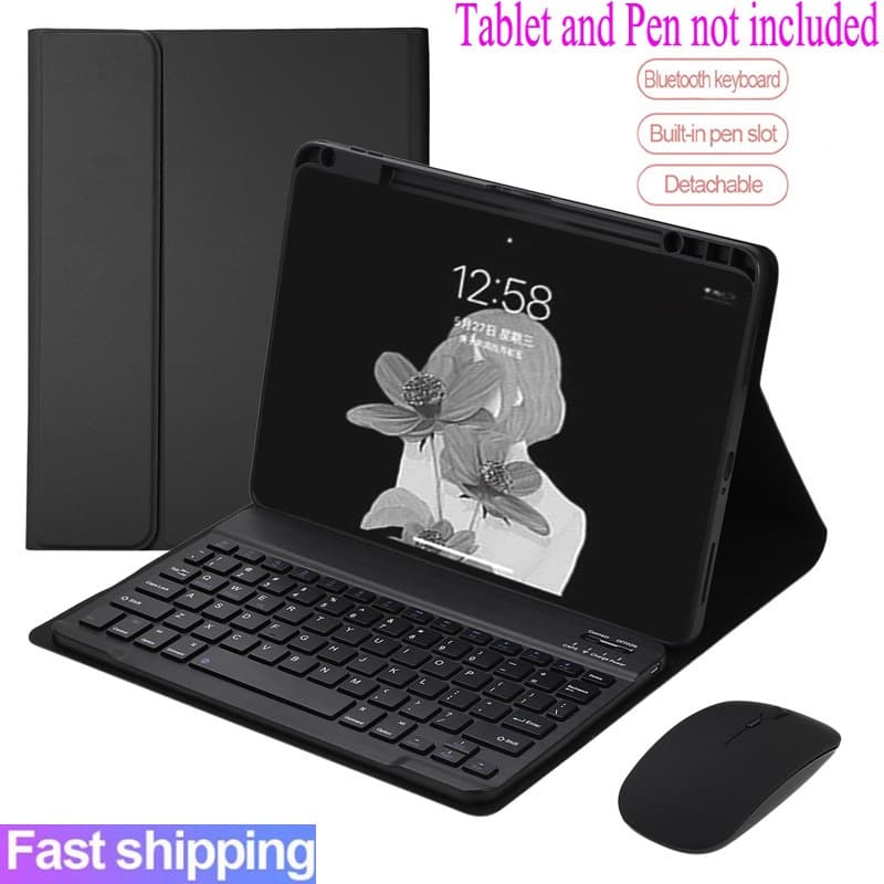 Capa Com Teclado Para Xiaomi pad 7 8 Mipad 7 pro 11.2 Polegadas 8 Magnético Destacável Sem Fio Bluetooth Mouse Invólucro