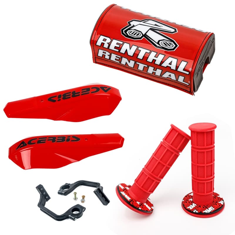 Protetor De Mão Para Motocicleta , Almofada Guidão , Proteção Protaper Renthal Kayo 7/8 " 22mm 1 1 28mm , Punhos