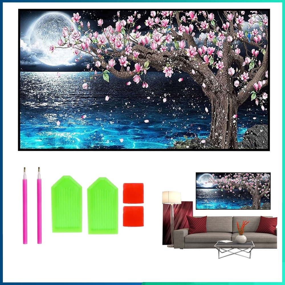 Diamante completo 5D pintura diamante visão noturna bordado imagem arte ponto cruz Kit faça você mesmo