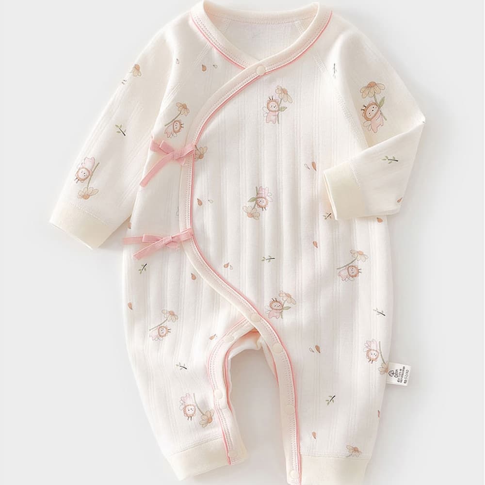 Bebê Recém-Nascido Menina Roupas Hospital Menino Macacão Manga Longa 100 % Algodão 0 6 Meses Unisex Do