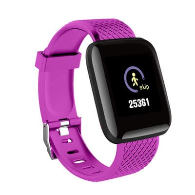 MUHUO 116 Plus Bluetooth Smartwatch Relógio Inteligente Pressão Arterial Monitor De Freqüência Cardíaca À Prova Dwaterpr