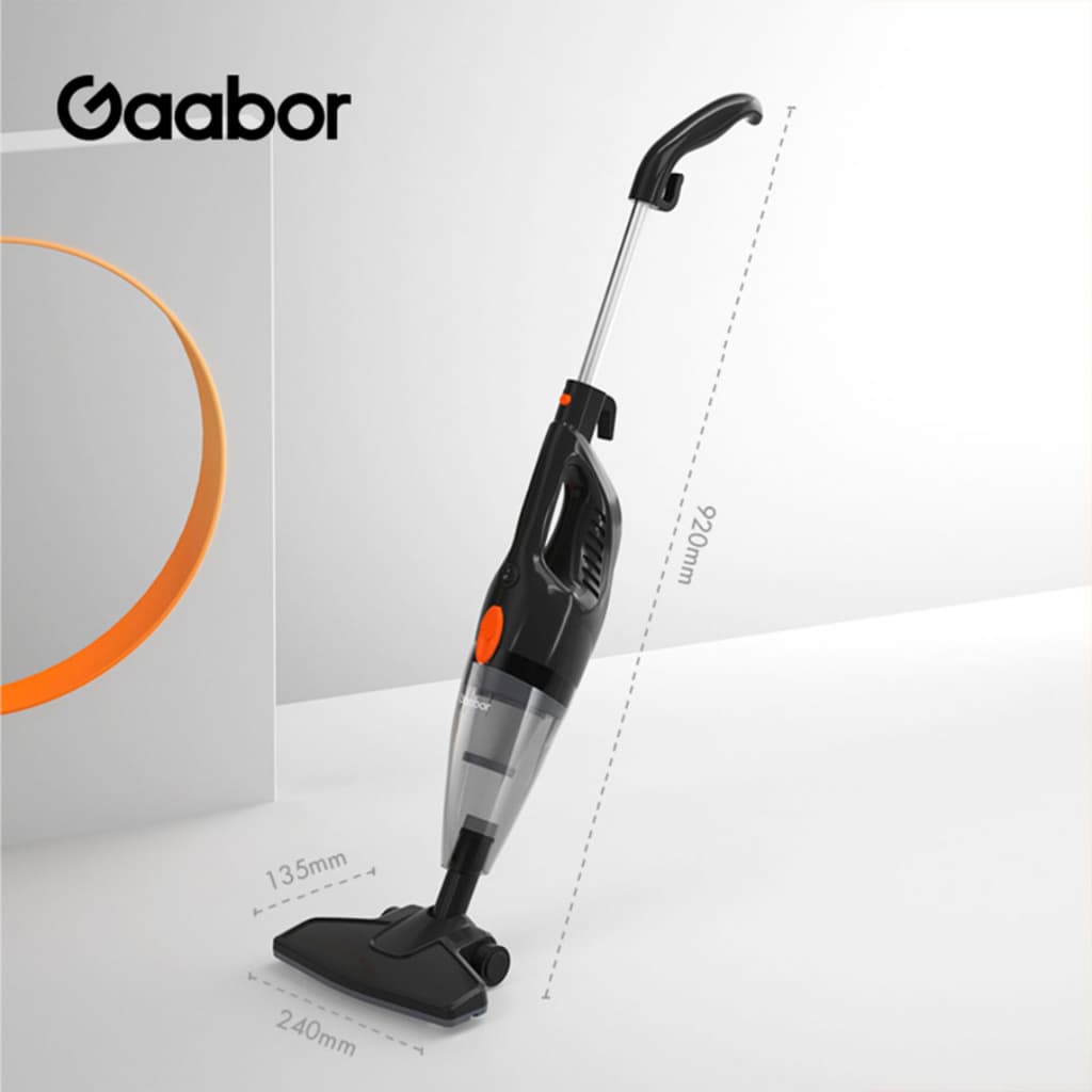 Aspirador De Pó Portátil Para Ca Gaabor 2 Em 1 Aspirador Vertical Leve Doméstico Preto 16.000Pa Forte Sucção