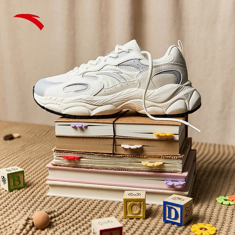 ANTA Mulheres Tênis Esportivos Soft Confortável Respirável Calçados Casuais Sapatos De Caminhada 122518812