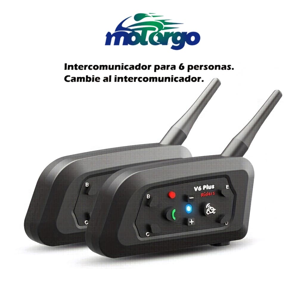 Motocicleta Bluetooth 5.1 Capacete Fone De Ouvido Interfone 6 Piloto À Prova D'água ipx7 walkie-talkie MP3 Acessórios Para De , Adequado Máquinas De Árbitro , Corrida De Cavalos , Um
