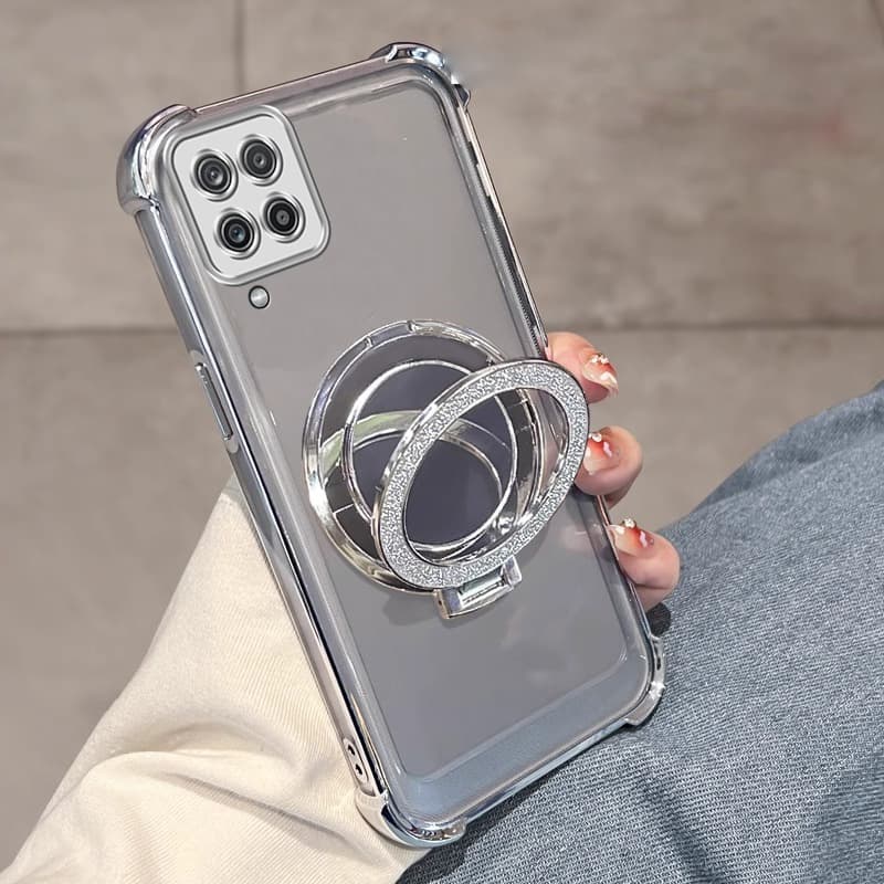 Capa Para samsung a12 a22 4g m12 5g De Telefone Softcase Silicone À Prova De Choque Novo design Estético Transparente Co