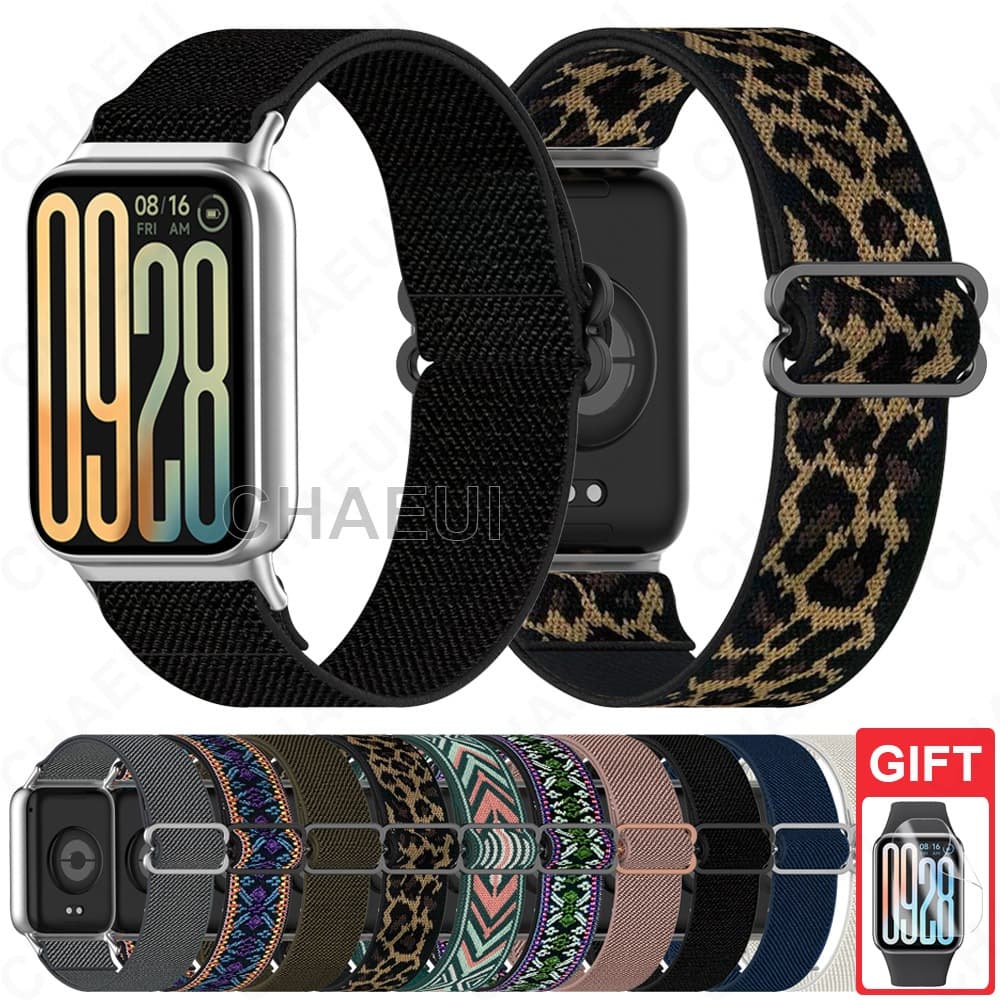 Acessórios De Pulseira Tecida Com De Nylon Para Xiaomi Smart Band 10 9 8 Pro / Redmi Watch 6 Active Lite 5 4