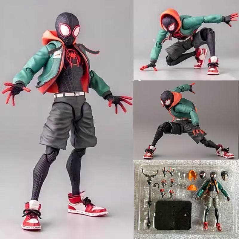 Boneco Super Heroi Articulado + Acessórios 15 cm Action figure Para Coleção e Decoração