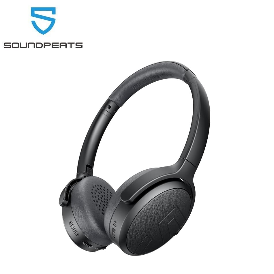 SoundPEATS Space Lite Bluetooth V5.4 Fones De Ouvido Fone Intra-Auricular Sem Fio Com Cancelamento De Ruído Ativo Dobráv
