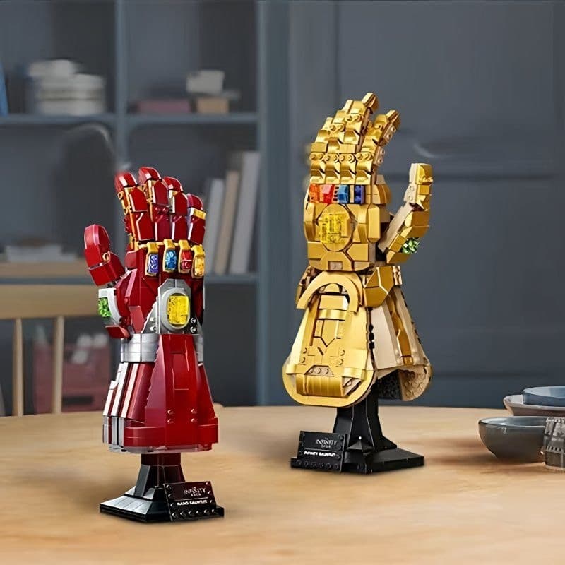 700 peças de blocos lego compatível Nano Luvas Armadura de aço Luvas Wolverine Meninos montar brinquedos presentes