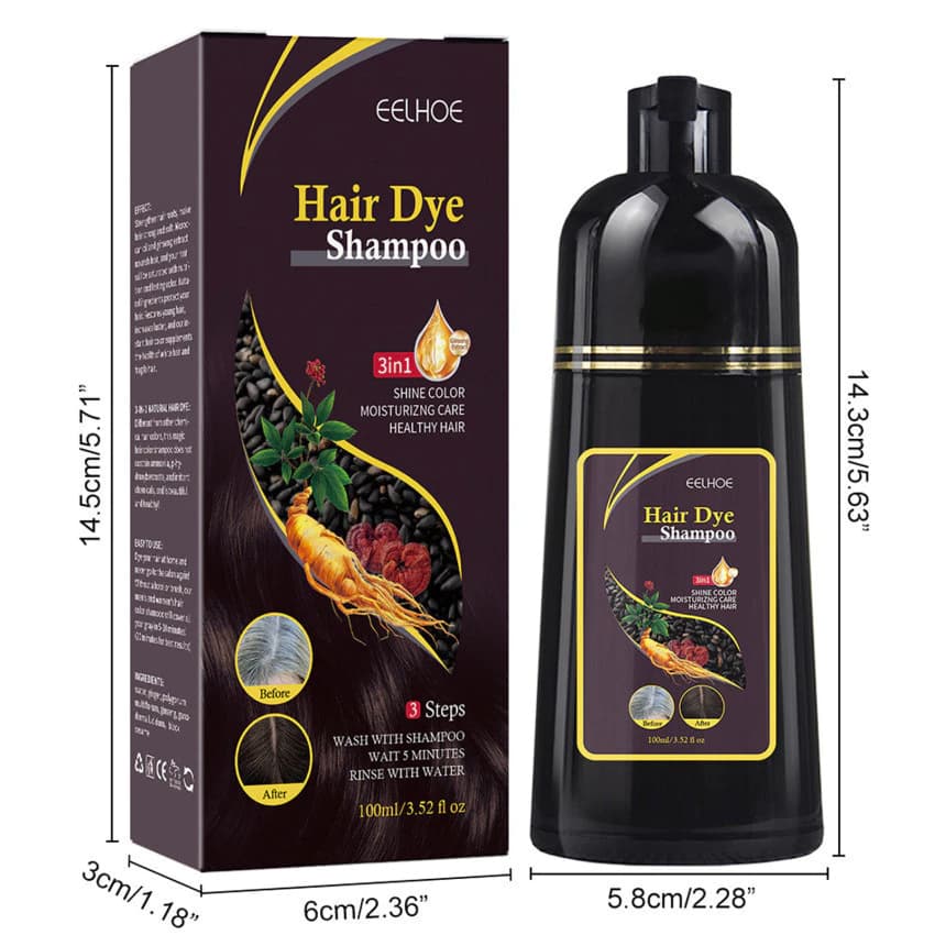 Shampoo Hidratante Antiqueda – Reparação De Crescimento Capilar Para Cabelos Pretos