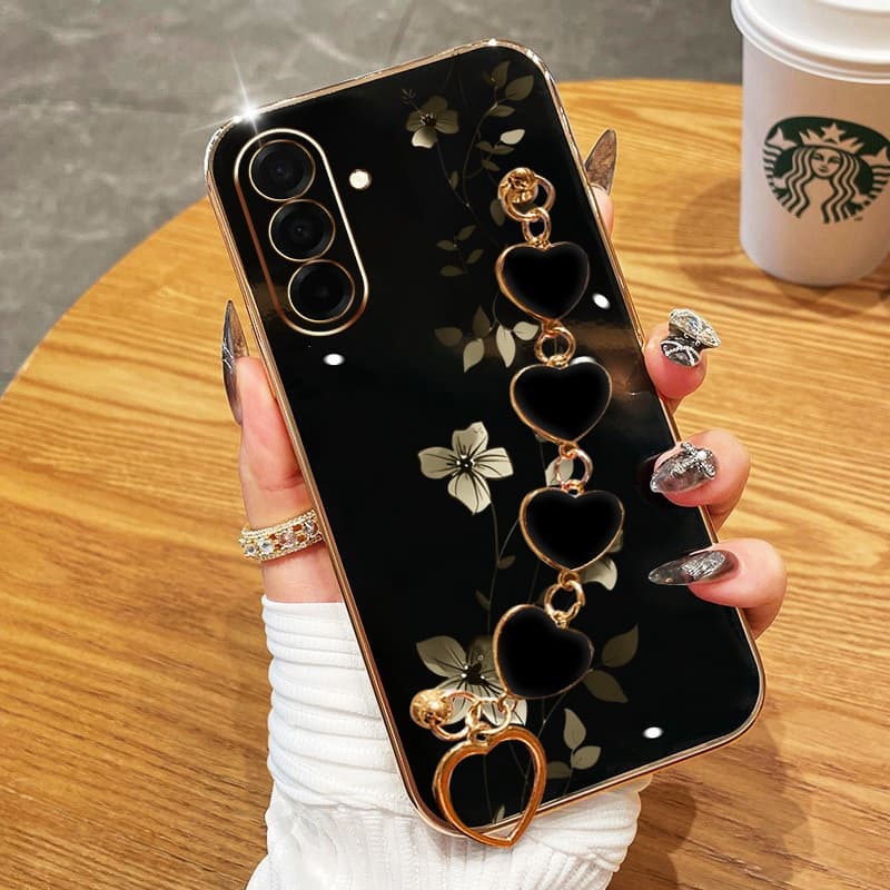 Caixa Para Samsung Galaxy A57 A37 A17 A56 A36 A26 A16 A55 A35 A25 A15 A54 A34 A14 A13 5G 4G Plantas De Escalada Elegante