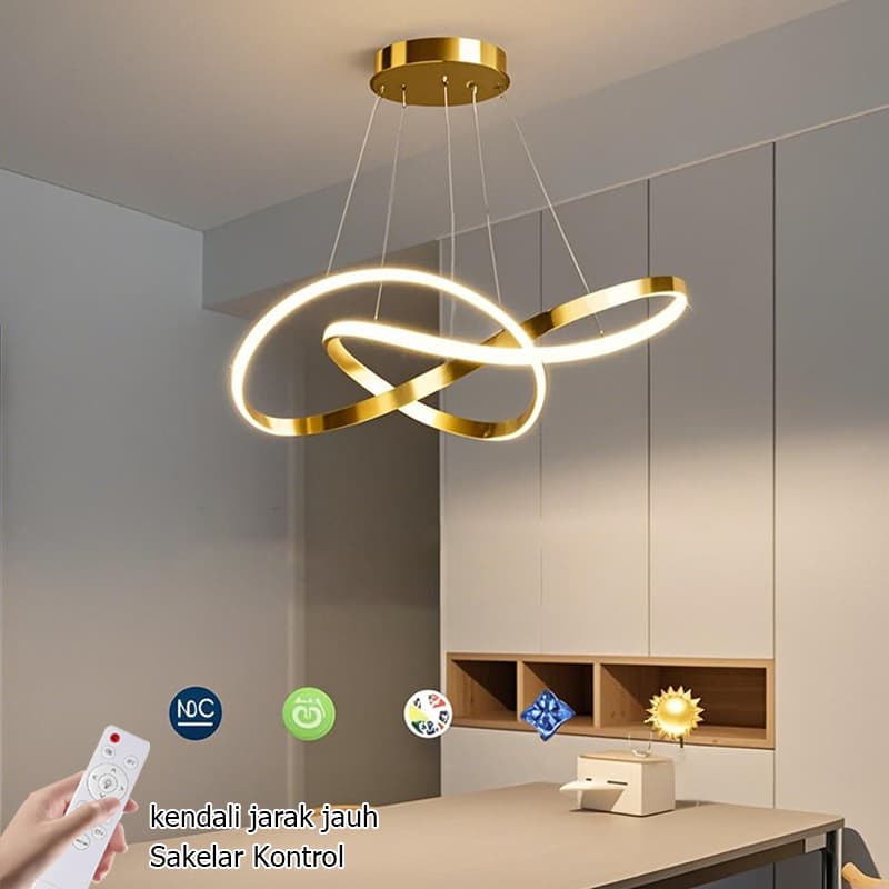 Luminária De Teto Pendente Led Moderna Lustre para Corredor Sala Quarto