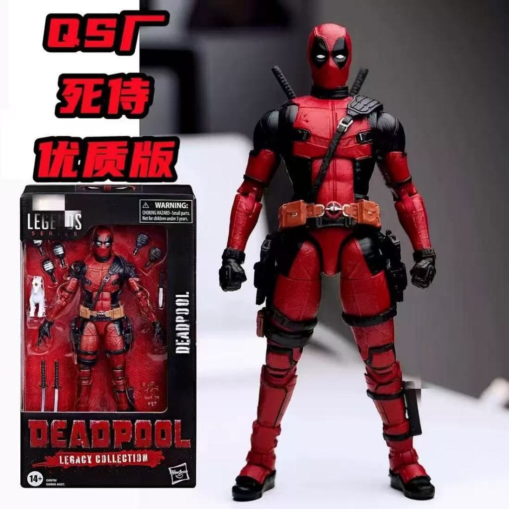 Boneco SHF DEADPOOL 2 Articulado  + Acessorios Boa Qualidade Action Figure Classico