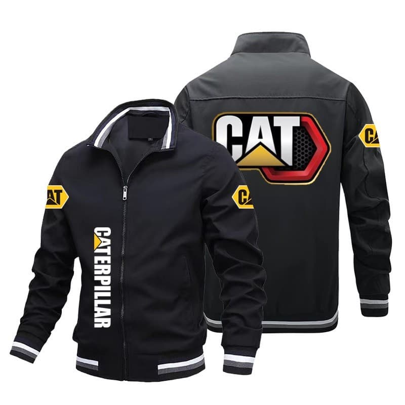 2025 novo estilo masculino outono moda jaqueta jaqueta legal gato impresso jaqueta amantes do carro terno de vôo