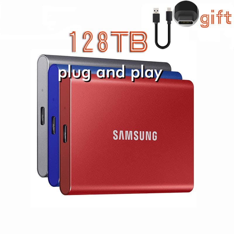 Disco Rígido Externo SSD 128 Tb/60 USB 3.0 30/16/8/4/1 Portátil