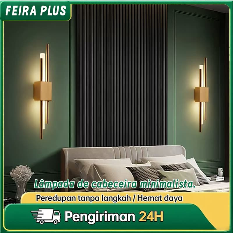 Luminária De Parede Linear Moderna 10w LED Qualidade Premium Luz Indireta Luminária Parede 110-220V