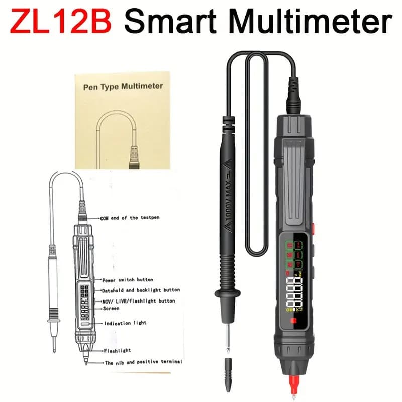 Multimeter Pen - High Precision AC/DC Voltage Tester with NCV Induction