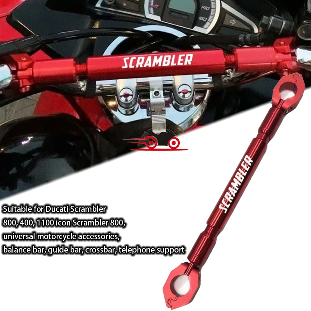 Adequado para Ducati Scrambler 800, 400, 1100 icon Scrambler 800, acessórios universais para motos, barra de equilíbrio,
