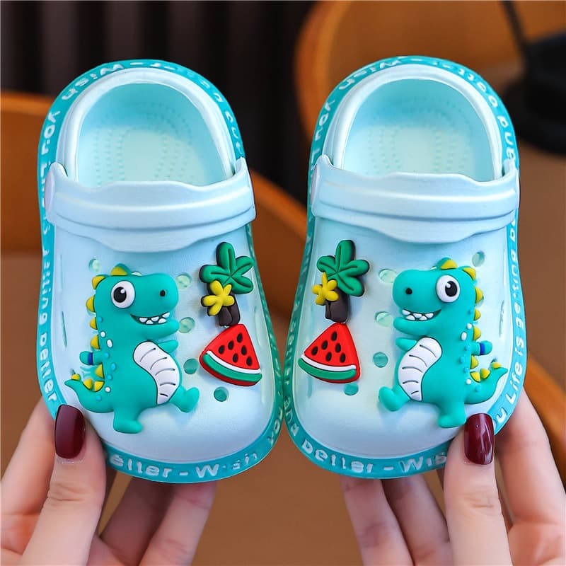 Babuche Infantil Sandálias infantis Meninos Meninas Bebê Moda Desenhos Animados Leve Antiderrapante Chinelos  Banheiro