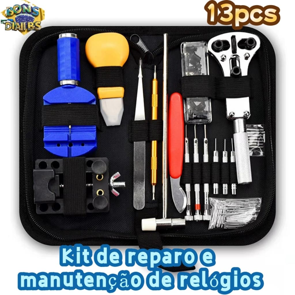 Kit De Ferramentas Relojoeiro Conserto De Relógio Manutenção estojo de Ferramentas kit de conserto para Relógio
