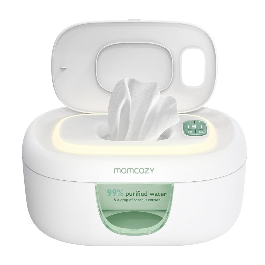 Aquecedor De Lenços Umedecidos Momcozy , Design Inovador De Mola , Dispensador De Grande Capacidade , 4 Modos De Control